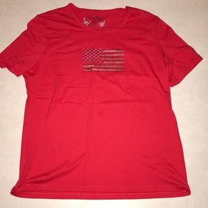 Coral Bay Petite L Flag T-shirt